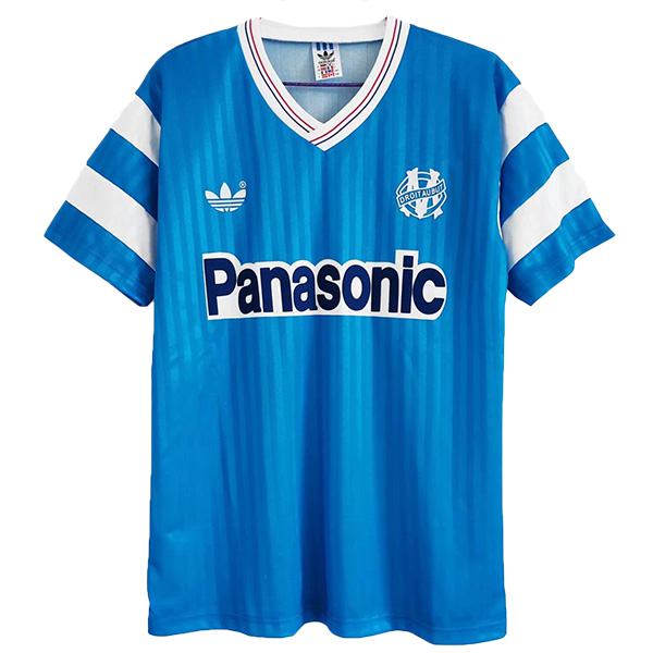 Olympique de Marseille away retro jersey maillot match men's second sportwear football shirt 1990-1991